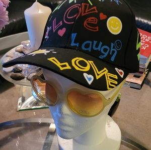 **CUTE HEART SHAPED SHADES & CAP!